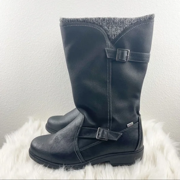 Women’s Totes Amber Black Winter Waterproof Boots 11 US! - Picture 5 of 7